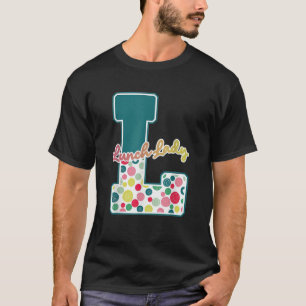 Mittags Lady in grünen Punkten ist ein guter Tag, T-Shirt