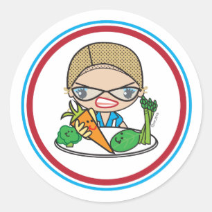 Mittags Lady Monica Sticker
