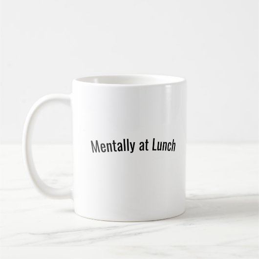 Mittags Mittags Tasse (Links)