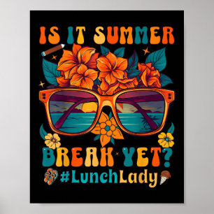 Mittagspause ist die Lady, die Sommerpause, aber a Poster