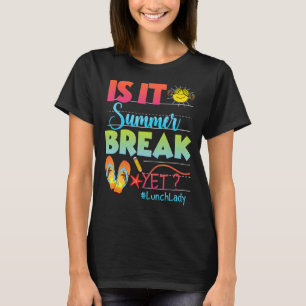Mittagspause ist die Sommerpause noch am letzten T T-Shirt