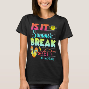Mittagspause Lady ist die Sommerpause, aber glückl T-Shirt