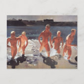 Mittagspause Postkarte (Vorderseite)