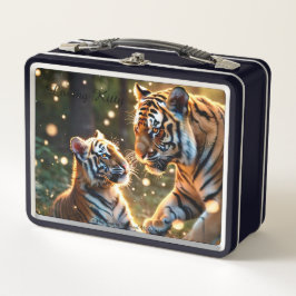 Mittagsschachtel von James Michael Miller Metall Brotdose