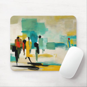 Mittagsvibranz – Abstrakte Figuren Mousepad