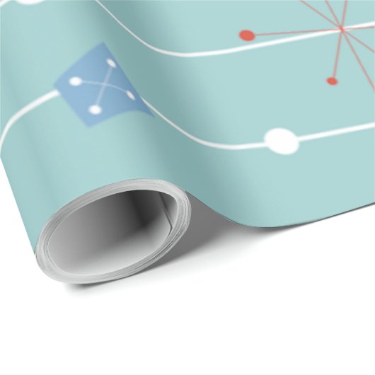 Mitte 1950 geschenkpapier (Rolleneckpunkt)