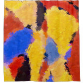 Mitte Abstrakt Duschvorhang (Vorderseite)