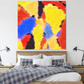 Mitte Abstrakt Leinwanddruck (Insitu (Schlafzimmer))
