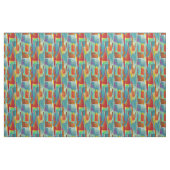 Mitte Abstrakt Stoff (Fat Quarter (45,7 x 55,9 cm))