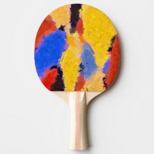 Mitte Abstrakt Tischtennis Schläger