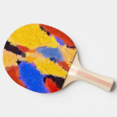 Mitte Abstrakt Tischtennis Schläger (Seitenansicht)