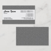 Mitte Band 017 - Hellgrau mit Embossed Texture Visitenkarte (Vorne/Hinten)