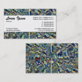 Mitte Band 040 - Blue Ripples Visitenkarte (Vorne/Hinten)