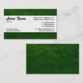 Mitte Band 08 - Grüne Erdtextur Visitenkarte (Vorne/Hinten)