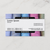 Mitte Band 5 Rollen - Rollen aus Baumwolle Visitenkarte (Rückseite)