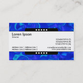 Mitte Band 5 Spots - Blaue Gesichter Visitenkarte (Rückseite)