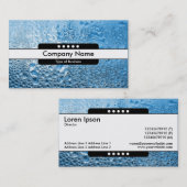 Mitte Band 5 Spots - Blaues Wasser II Visitenkarte (Vorne/Hinten)