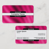 Mitte Band 5 Spots - Crimson Gradient Visitenkarte (Vorne/Hinten)