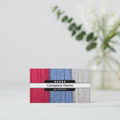 Mitte Band 5 Spots - Darning Thread Visitenkarte (Stehend Vorderseite)
