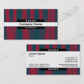 Mitte Band 5 Spots - Drapery 02 Visitenkarte (Vorne/Hinten)