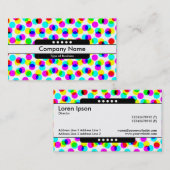 Mitte Band 5 Spots - Farbhalftonmuster Visitenkarte (Vorne/Hinten)