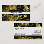 Mitte Band 5 Spots - Fraktal Flame 02 Visitenkarte (Vorne/Hinten)