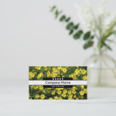 Mitte Band 5 Spots - Gelbe Milchsorten Visitenkarte (Stehend Vorderseite)