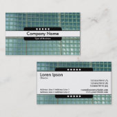 Mitte Band 5 Spots - Glaswand 01 Visitenkarte (Vorne/Hinten)