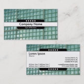 Mitte Band 5 Spots - Glaswand 03 Visitenkarte (Vorne/Hinten)