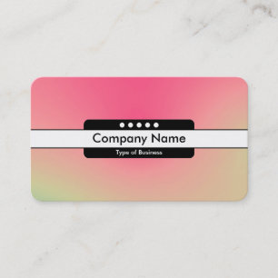 Mitte Band 5 Spots - Gradient Y,M,B,R, dunkles Bus Visitenkarte