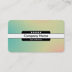 Mitte Band 5 Spots - Gradient Y,M,B,R, dunkles Bus Visitenkarte