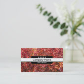 Mitte Band 5 Spots - Herbstblätter Visitenkarte (Stehend Vorderseite)