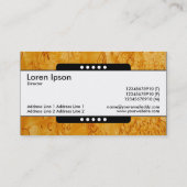 Mitte Band 5 Spots - Holz 03 Visitenkarte (Rückseite)