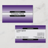 Mitte Band 5 Spots - Horizont Glow 07 Visitenkarte (Vorne/Hinten)