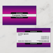 Mitte Band 5 Spots - Horizont Glow 08 Visitenkarte (Vorne/Hinten)