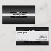 Mitte Band 5 Spots - Horizont Glow 09 Visitenkarte (Vorne/Hinten)