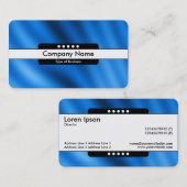 Mitte Band 5 Spots - Indigoabstrahlung Visitenkarte (Vorne/Hinten)