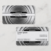 Mitte Band 5 Spots - Long Spring B&W Visitenkarte (Vorne/Hinten)