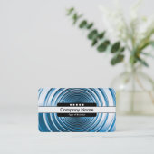 Mitte Band 5 Spots - Long Spring Blue Visitenkarte (Stehend Vorderseite)