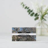 Mitte Band 5 Spots - Magnolien Bäume in Blossom Visitenkarte (Stehend Vorderseite)