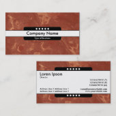 Mitte Band 5 Spots - Marmor 01 Visitenkarte (Vorne/Hinten)