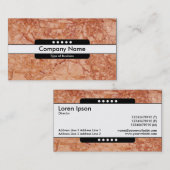 Mitte Band 5 Spots - Marmor 02 Visitenkarte (Vorne/Hinten)