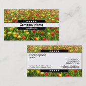 Mitte Band 5 Spots - Meer der Tulipen II Visitenkarte (Vorne/Hinten)