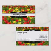 Mitte Band 5 Spots - Meer der Tulipen III Visitenkarte (Vorne/Hinten)