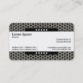 Mitte Band 5 Spots - Wabenwärme Visitenkarte (Rückseite)