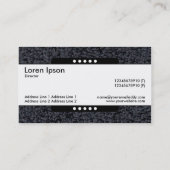 Mitte Band 5 Spots - Wollteppich Visitenkarte (Rückseite)