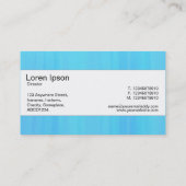 Mitte Band - Blaue gestrichene Textur Visitenkarte (Rückseite)