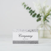 Mitte Band (eingekeilt) - Script - Rain Window Visitenkarte (Stehend Vorderseite)