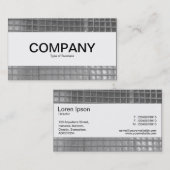 Mitte Band - Glaswand 01 - Schwarz und Weiß Visitenkarte (Vorne/Hinten)