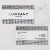 Mitte Band - Glaswand 02 - Schwarz und Weiß Visitenkarte (Vorne/Hinten)